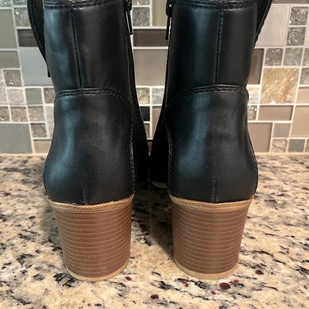Black Ankle Boots - Picture 6 of 7